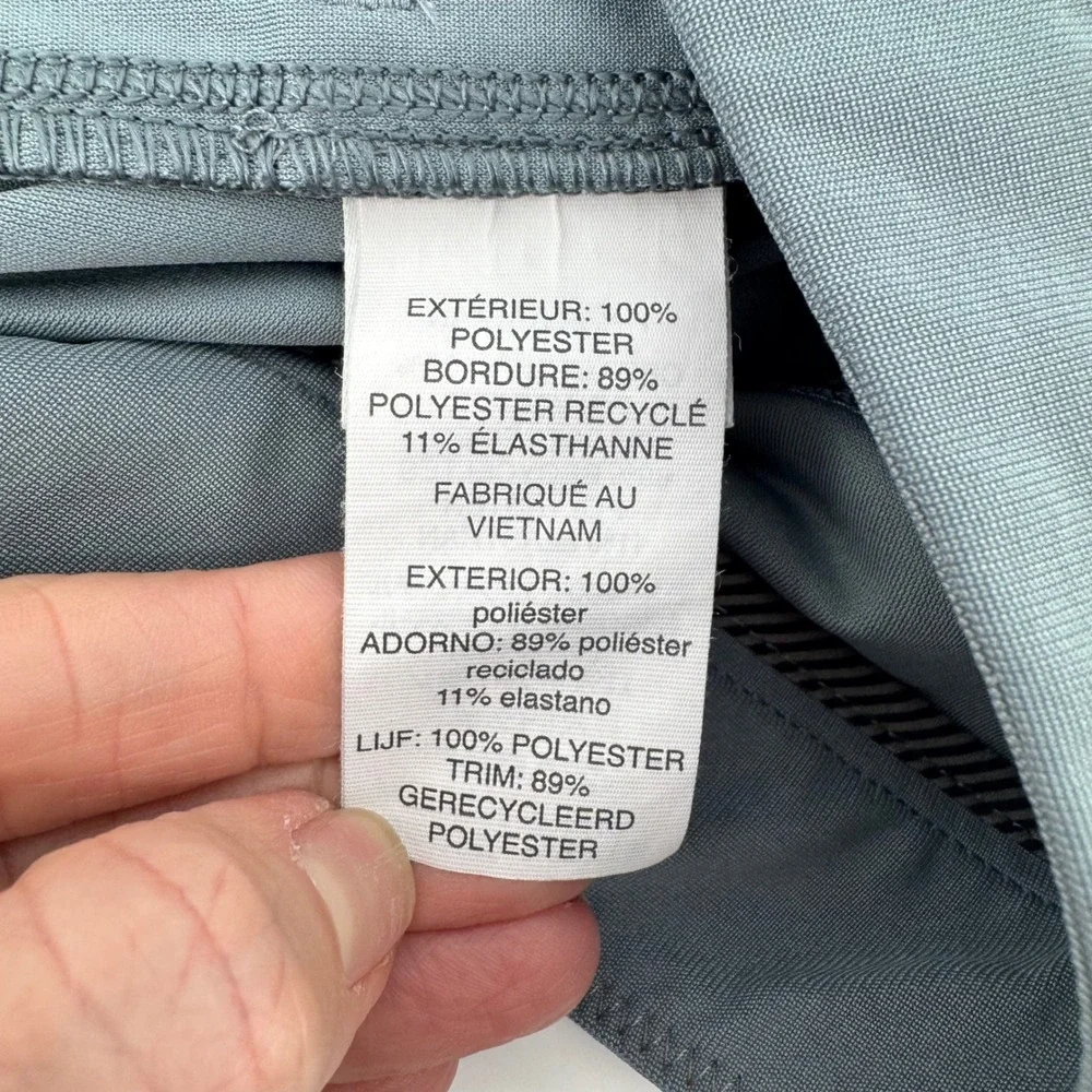 Vuori Meta Pants Mens 34 Slate Blue Technical Stretch 5-Pocket Tapered V430
